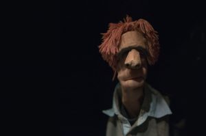 man hand doll woth red hair